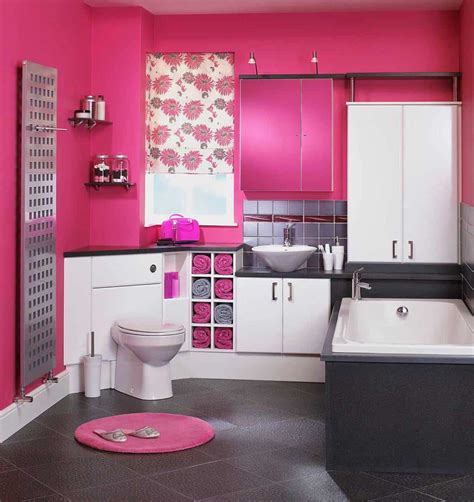 pictures of pink bathrooms